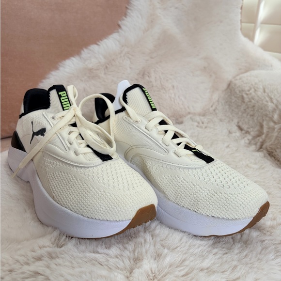 Puma Softride Mayve Women's Warm White/Black Sneakers - Picture 3 of 7